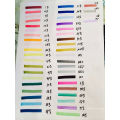 44 couleurs marqueur de textile farbic permanent